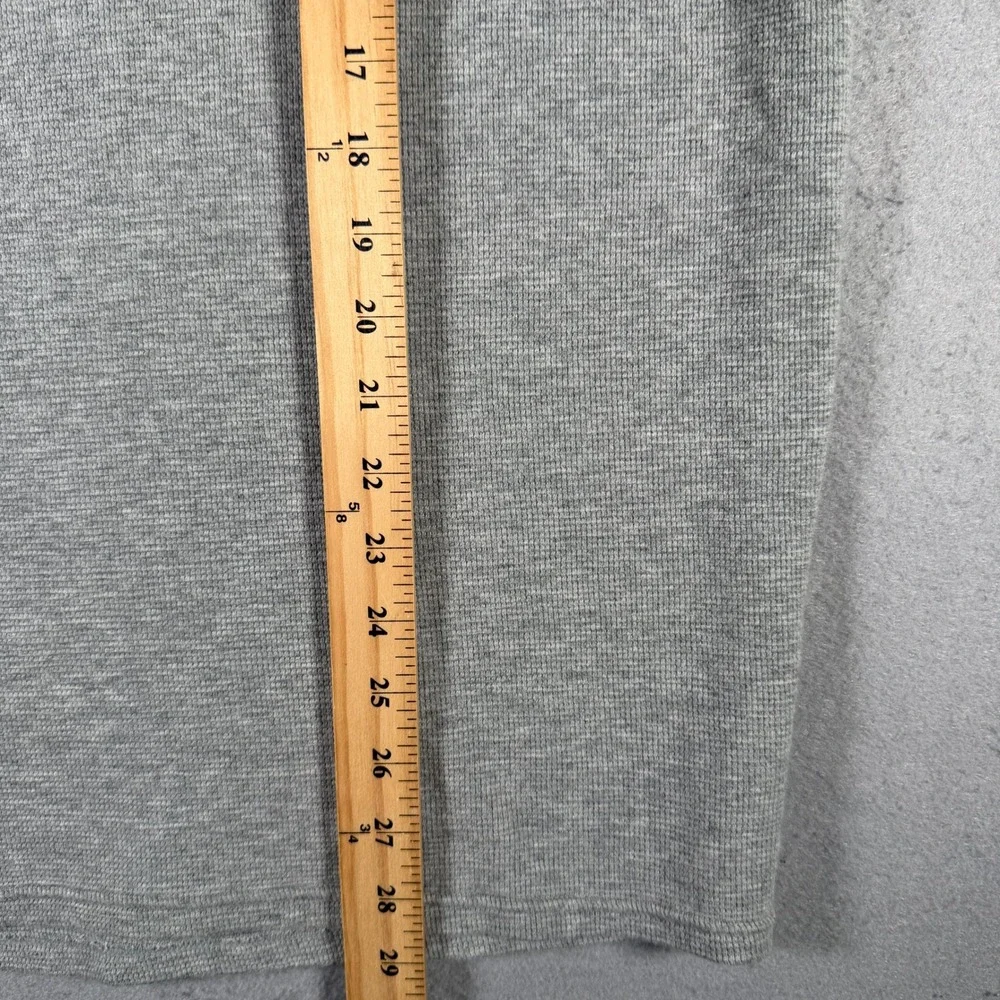 Polo Ralph Lauren Mens XL Gray Waffle Knit Thermal‎ Long Sleeve Crewneck Shirt
